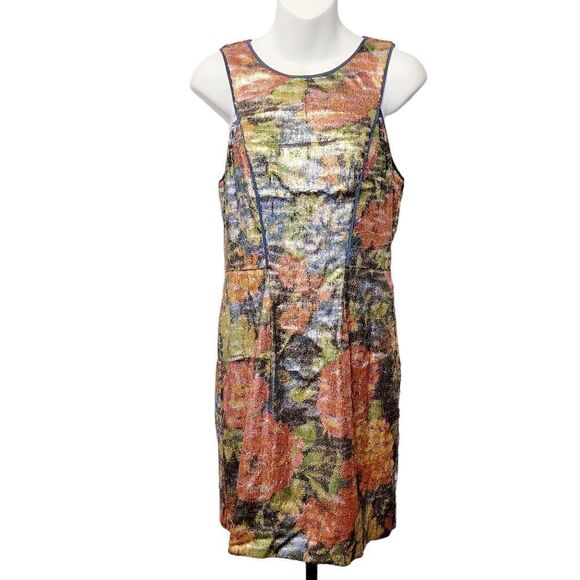 2/$20 Jessica Simpson Rainbow colour Bling Bling one piece Dress Size M - Picture 1 of 4